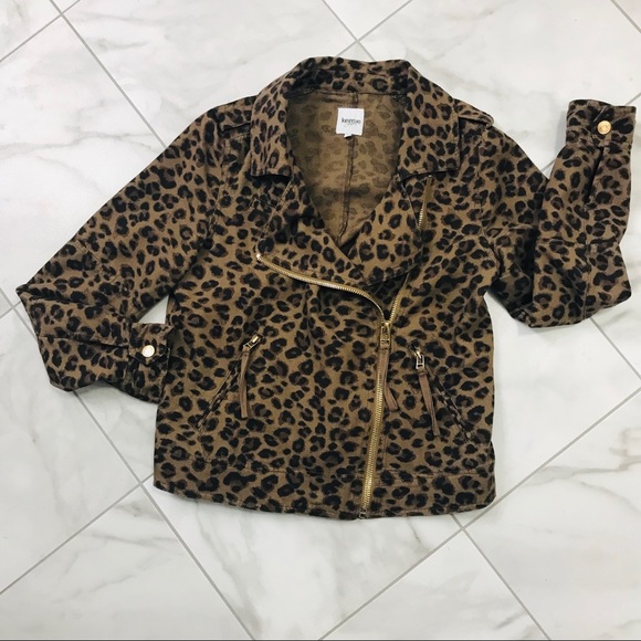 kensie leopard jacket